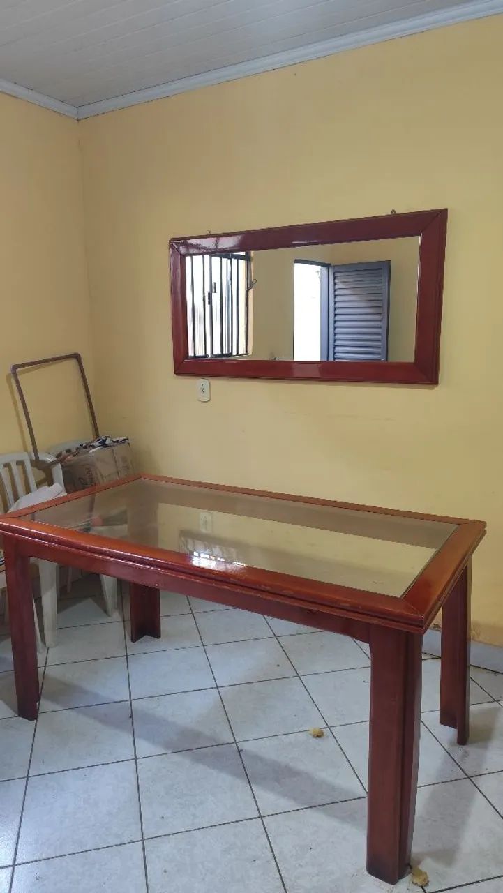 Conjunto de mesa, espelho e buffet - Foto 4