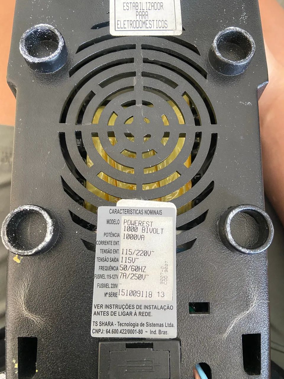 Estabilizador Ts Shara 1000va bivolt 6 tomadas 