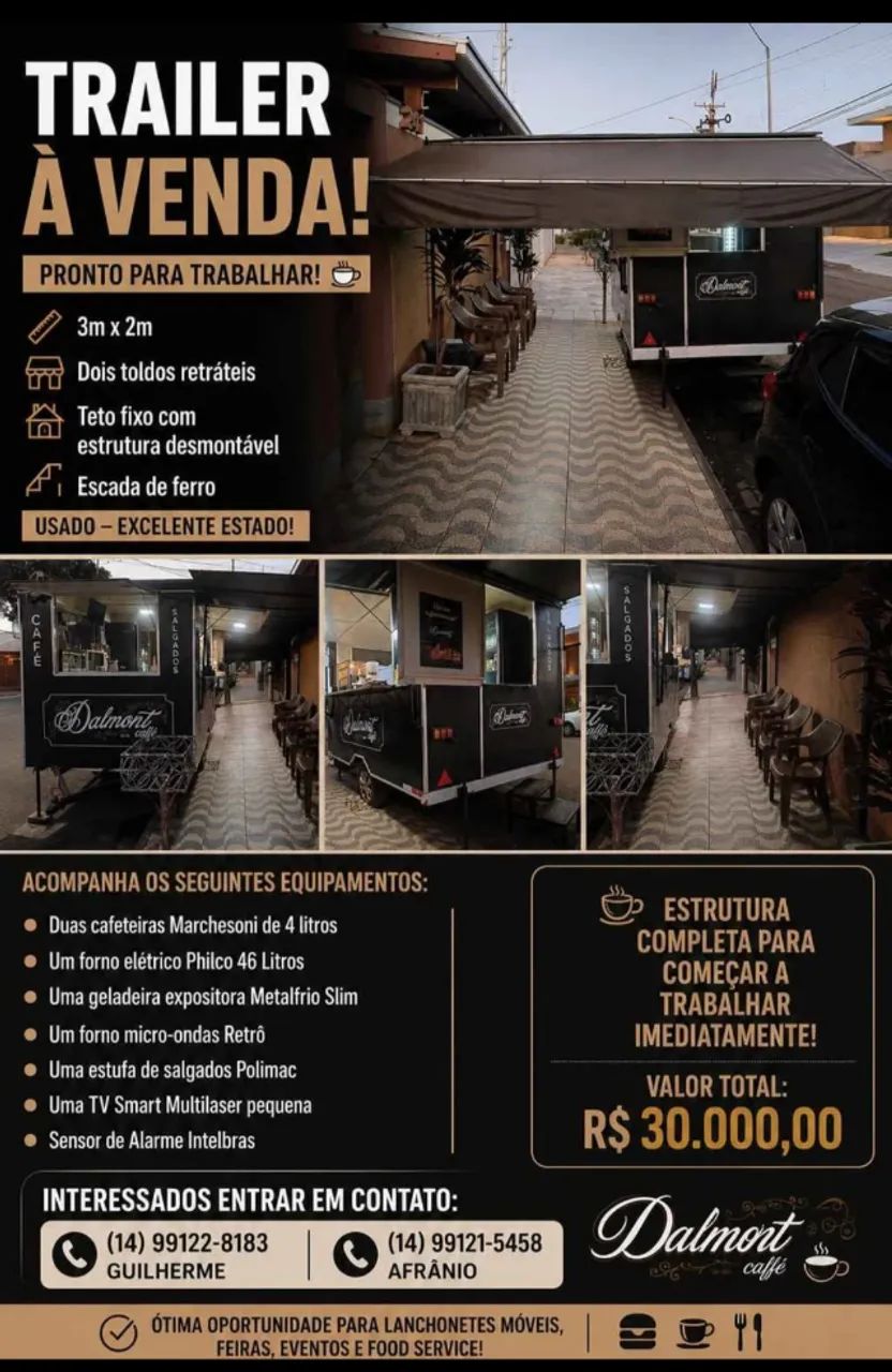 TRAILER SEMI NOVO - COMPLETO 
