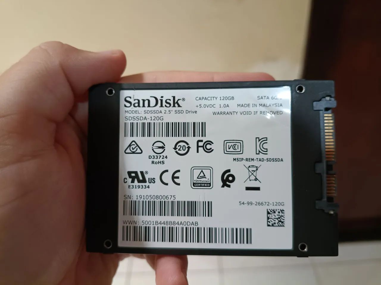 SSD SANDISK 120GB SATA - Foto 2