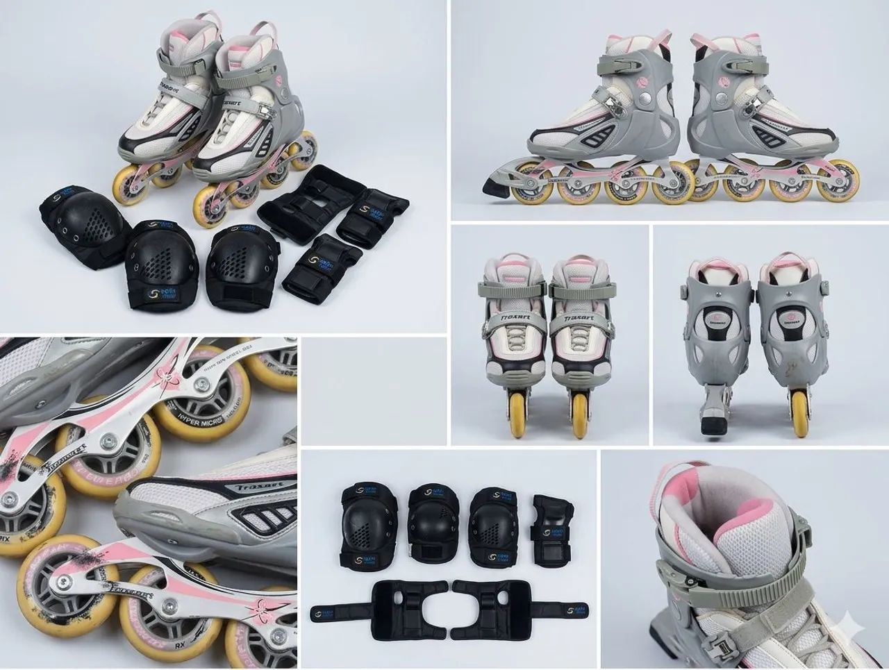Patins Traxart 36/37 | 84mm 82A + Kit de Proteção - Foto 2