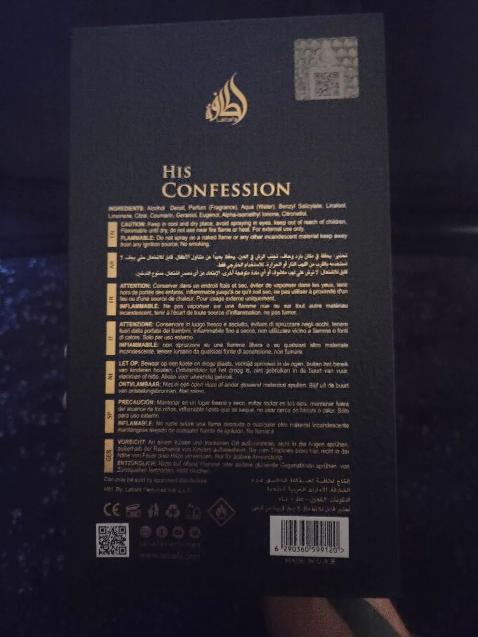 Perfume His Confession (Lataffa) - Foto 3