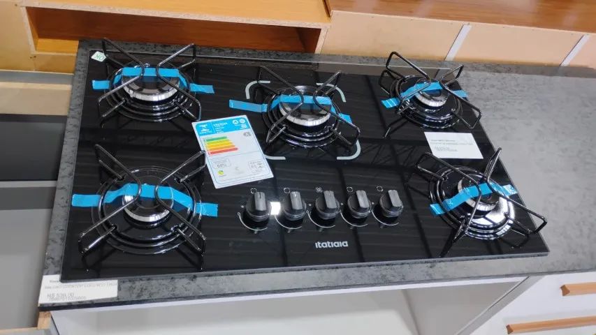 Fogao Cooktop 5 bocas
