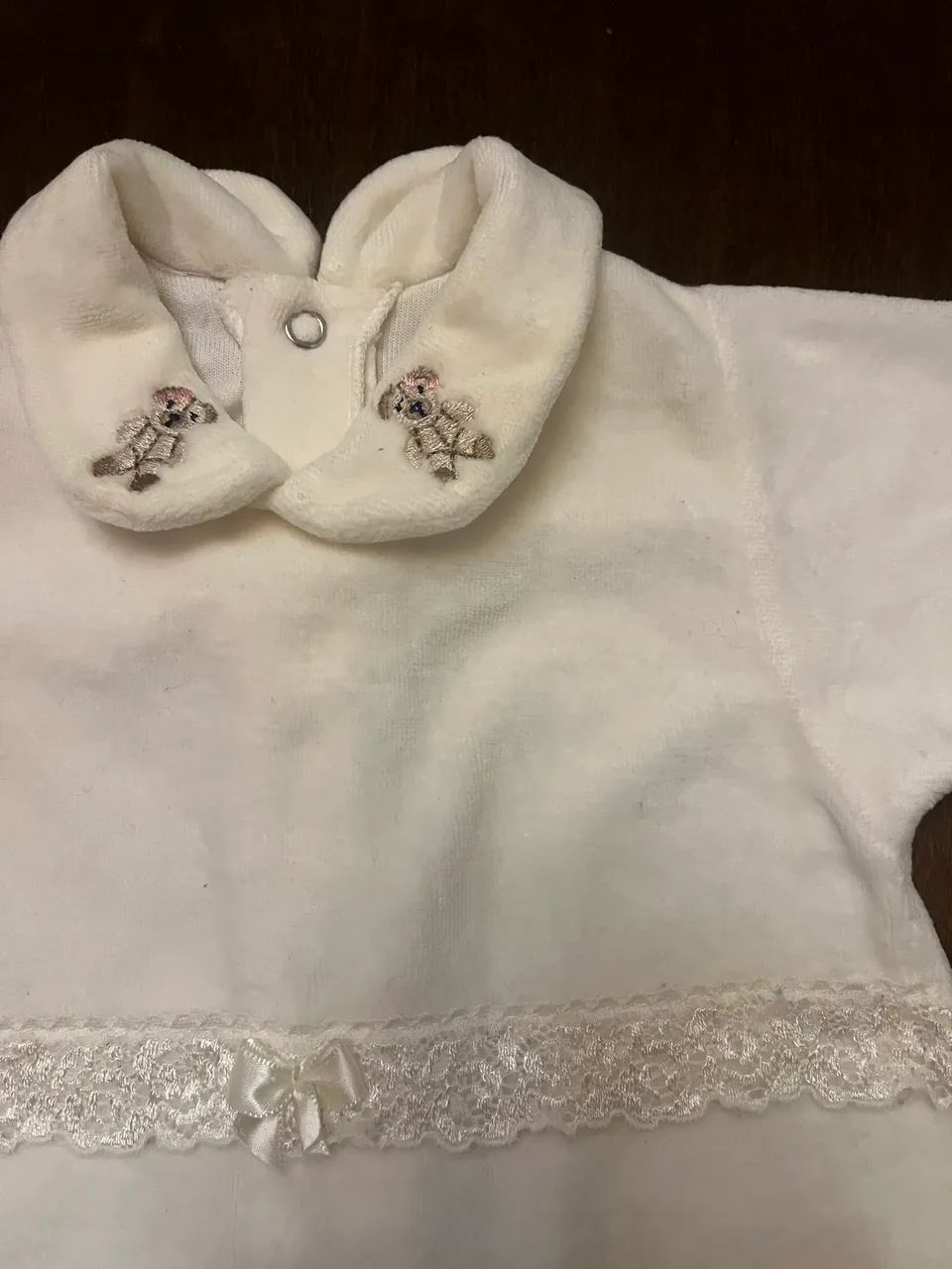 Macacão em Fleece para bebê menina RN  - Foto 4