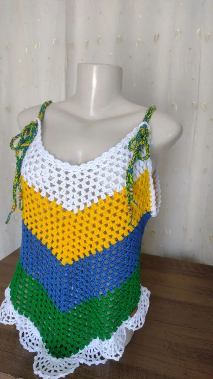 Blusa de crochê do Brasil  - Foto 2