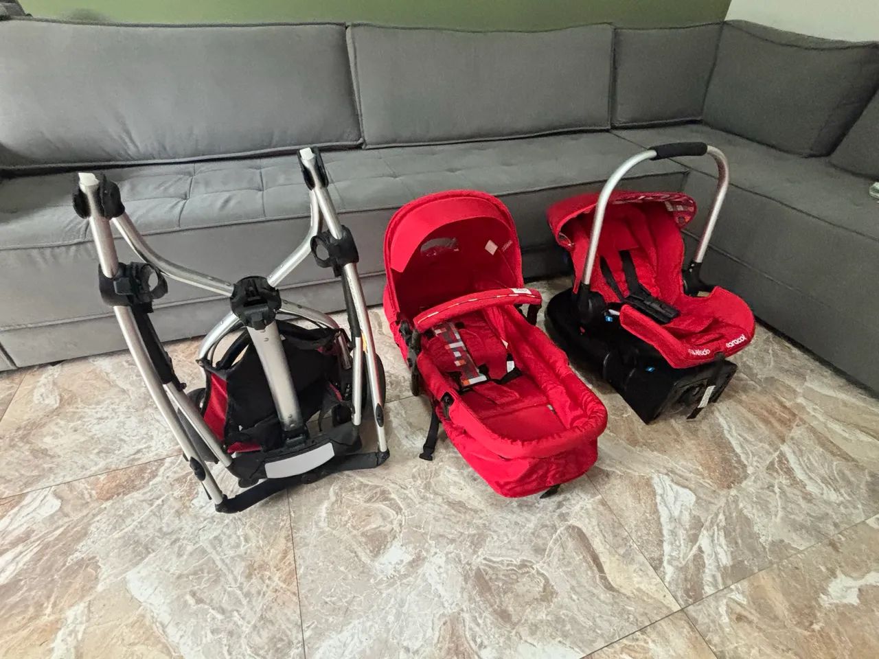 Carrinho de Bebê Travel System Eclipse + Bebê Conforto Kiddo - Foto 4