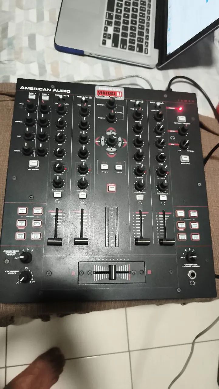 Par de Mk2 technics + Mixer controla virtual DJ  - Foto 3
