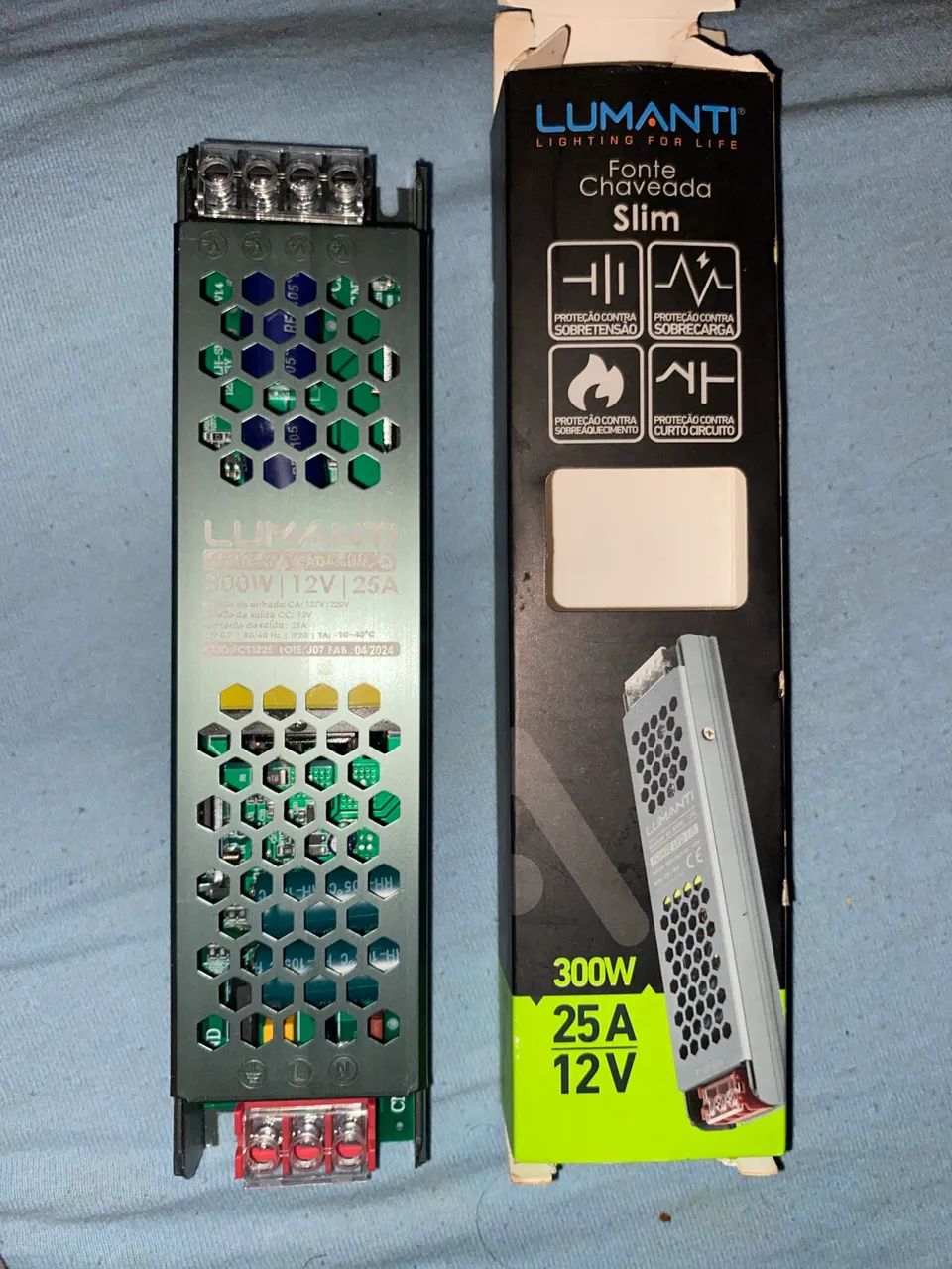 Fonte 12V LED 25A Lumanti Nova