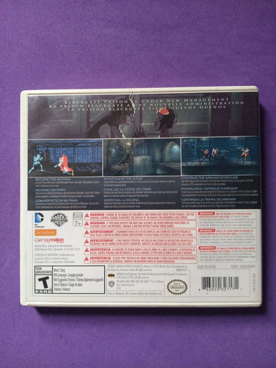 Batman BlackGate 3ds - Foto 2