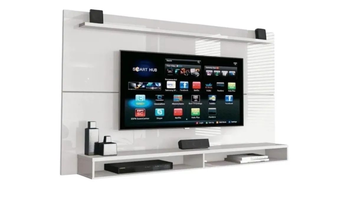 Painel para tv até 65 polegadas com prateleira  - Foto 3
