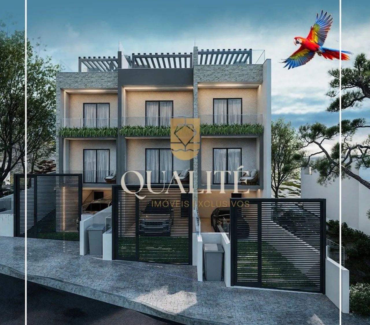 CasaTriplex com 2 Suítes e Rooftop 2 vagas à venda no Centro