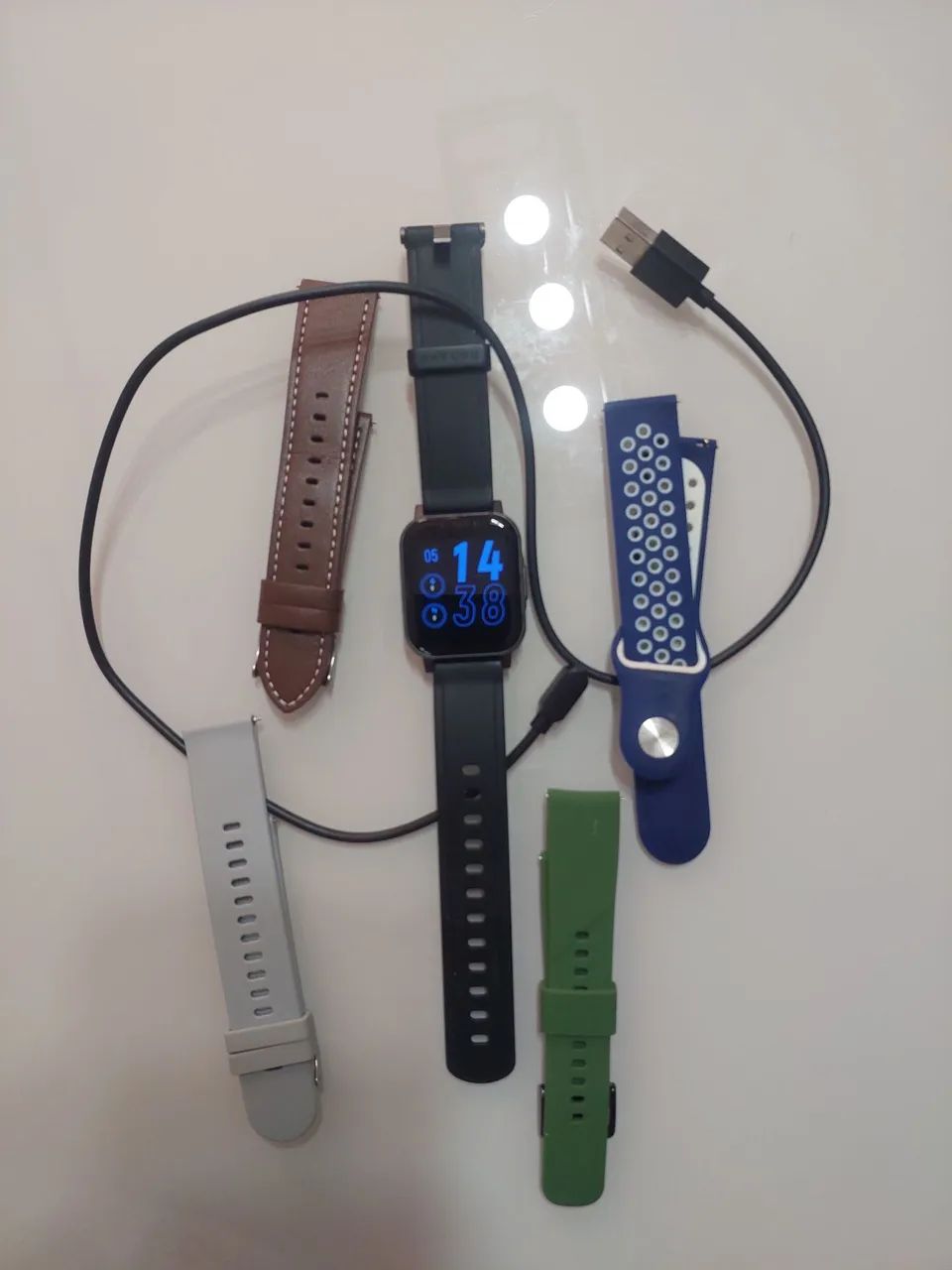 Relógio smartwatch com 5 pulseiras. PROMOÇÃO.  - Foto 3