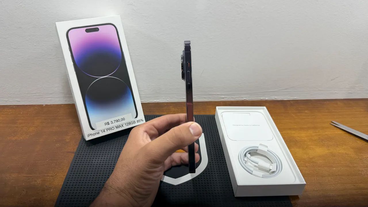IPhone 14 Pro Max 128GB roxo  - Foto 3