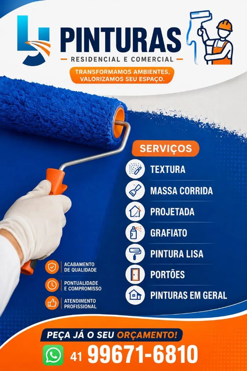 PINTURA RESIDENCIAL E COMERCIAL 