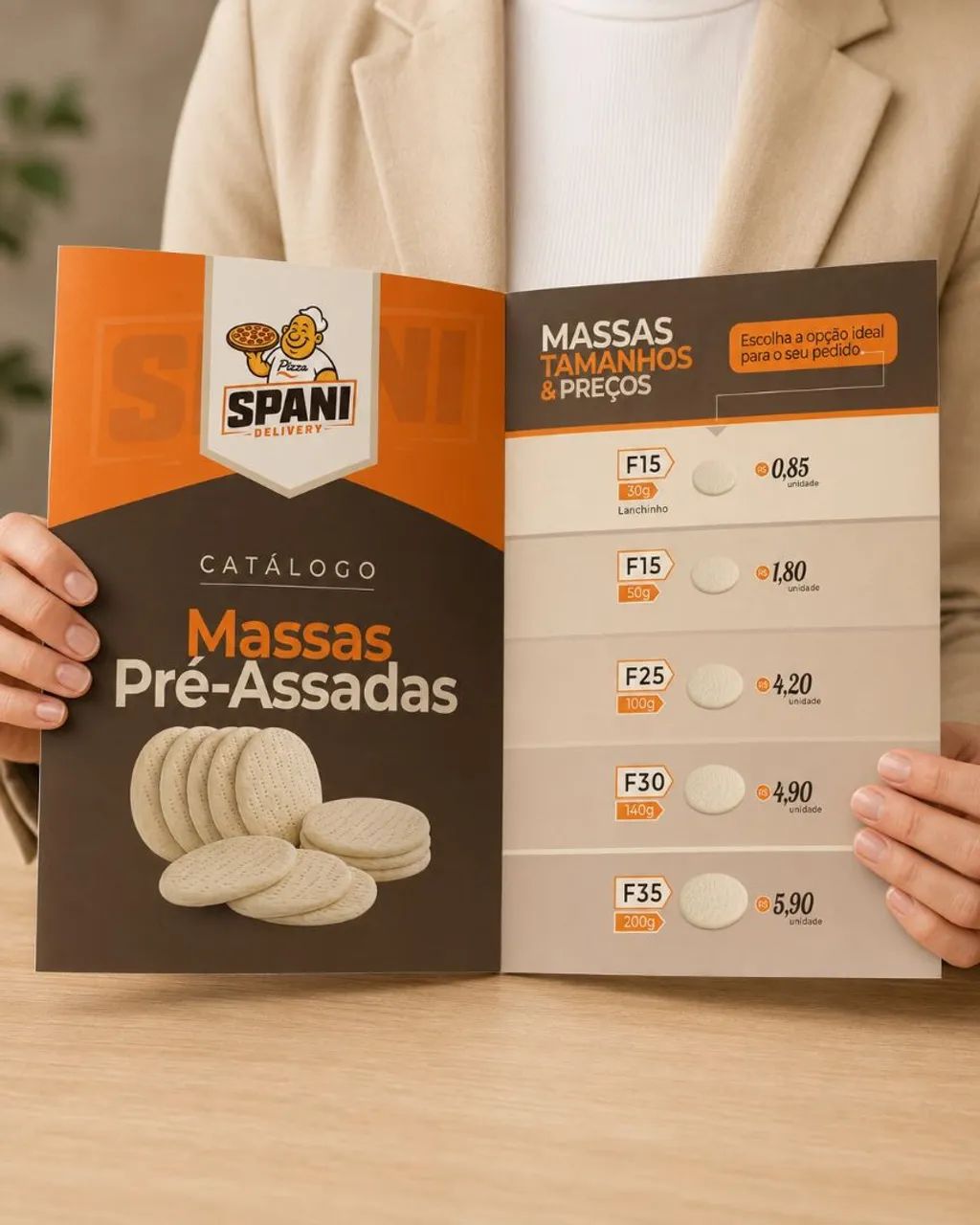Massas pré -assadas