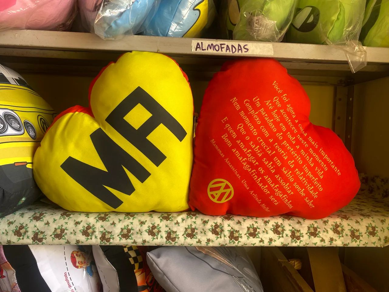 Almofadas Coração Banda Mamonas - Foto 2