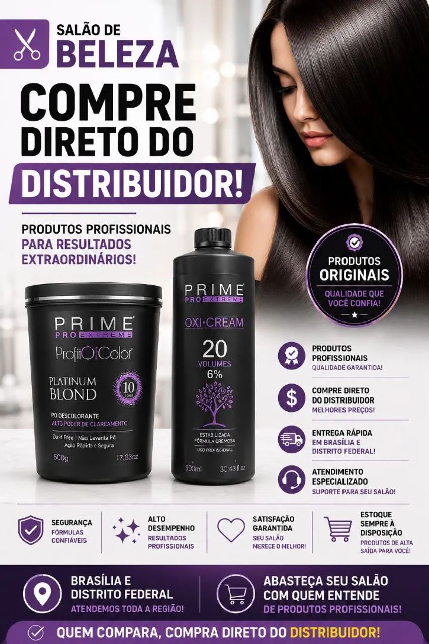 Cabeleireiro, comprei direto do Distribuidor 