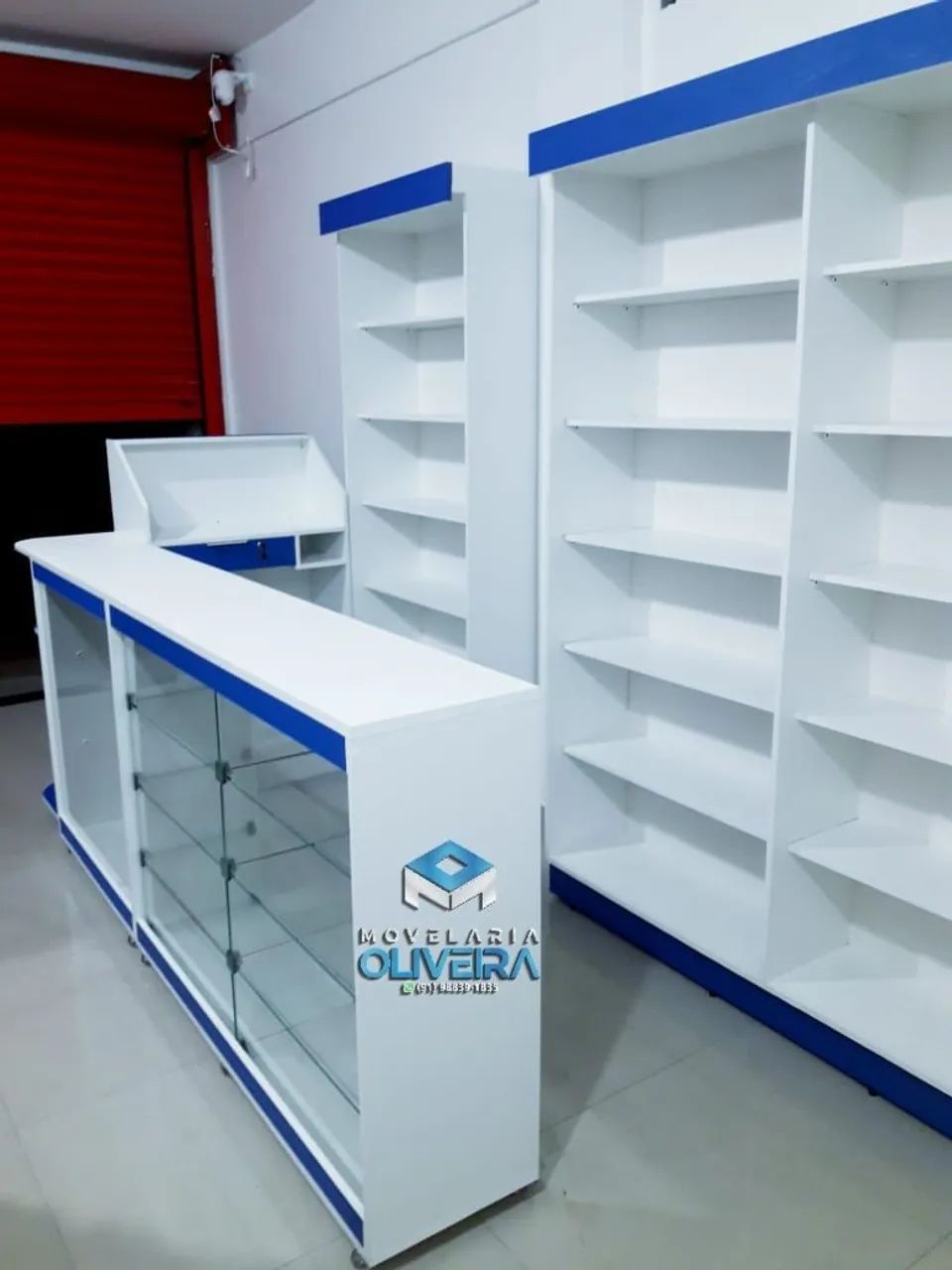 Kit loja balcões  e vitrine 5 peça fabricamos diversos modelos e valores 