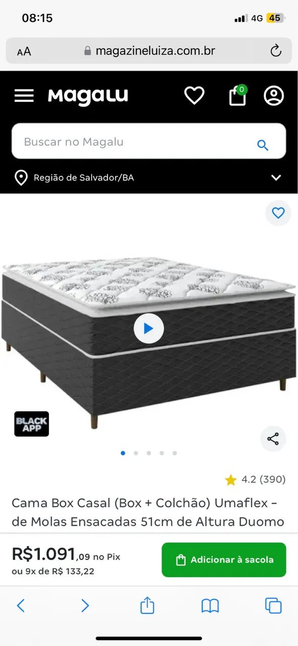 Cama box nova, sem uso  - Foto 2