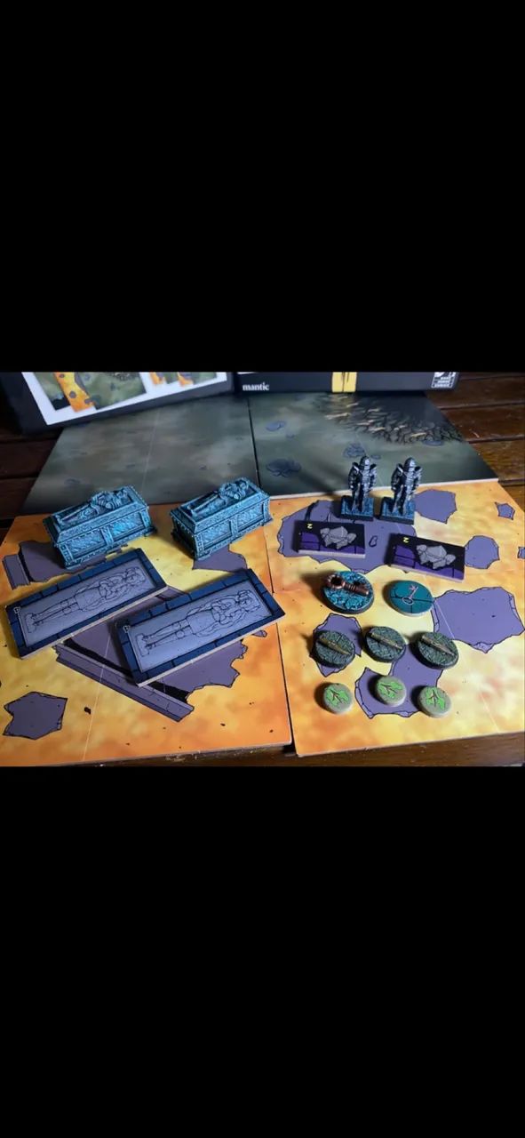 Expansões Hellboy Board Game: Wild Hunt e Mexico 100% pintadas - Foto 6