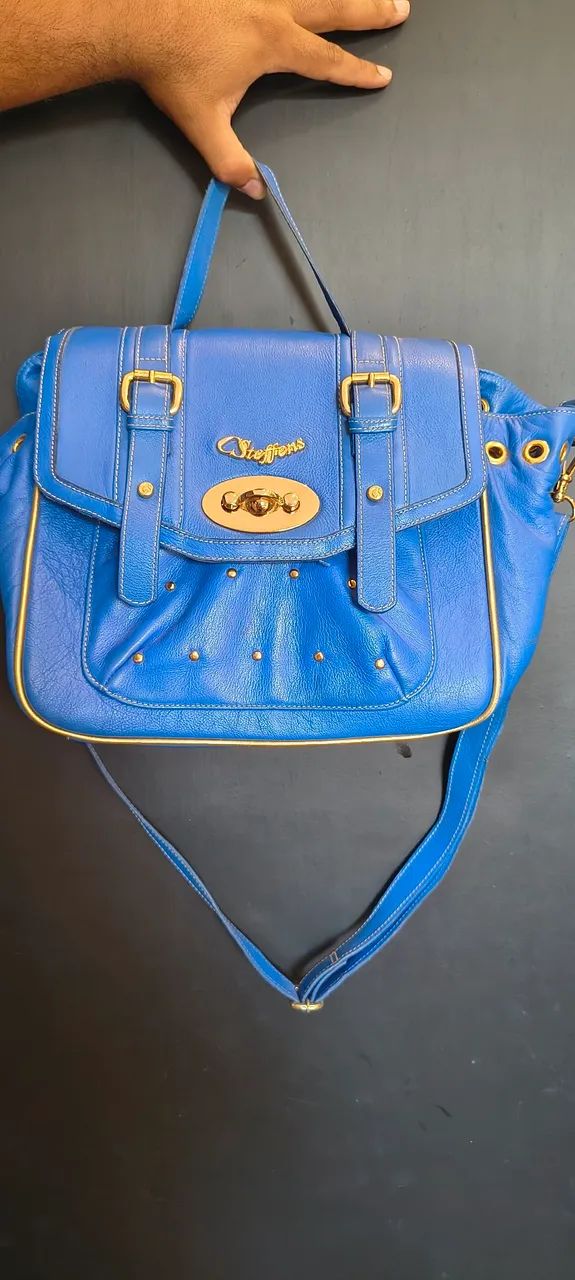 bolsa de couro carmen steffens - Foto 2