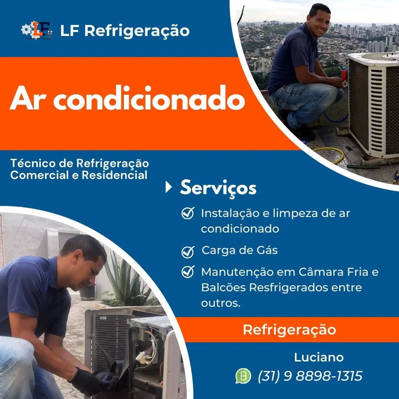 INSTALAÇÃO DE AR CONDICIONADO ,  limpeza  e carga  de gás  - Foto 3