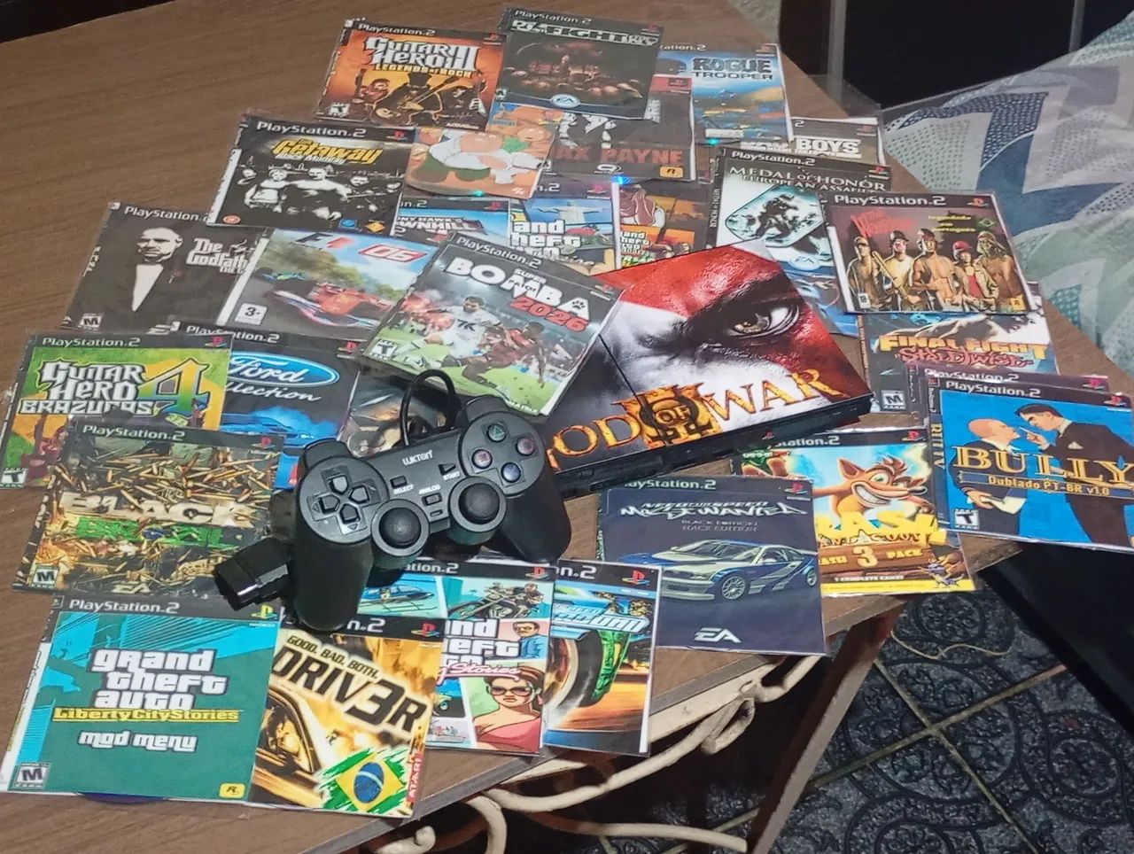 Playstation 2 com 30 jogos  - Foto 3