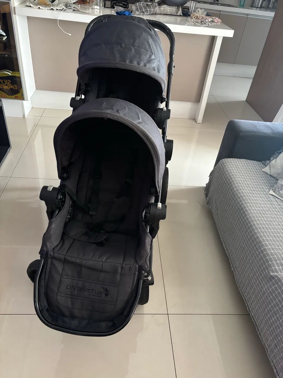 Carrinho de Gêmeos Baby Jogger City Select Lux (Importado dos EUA) - Foto 2