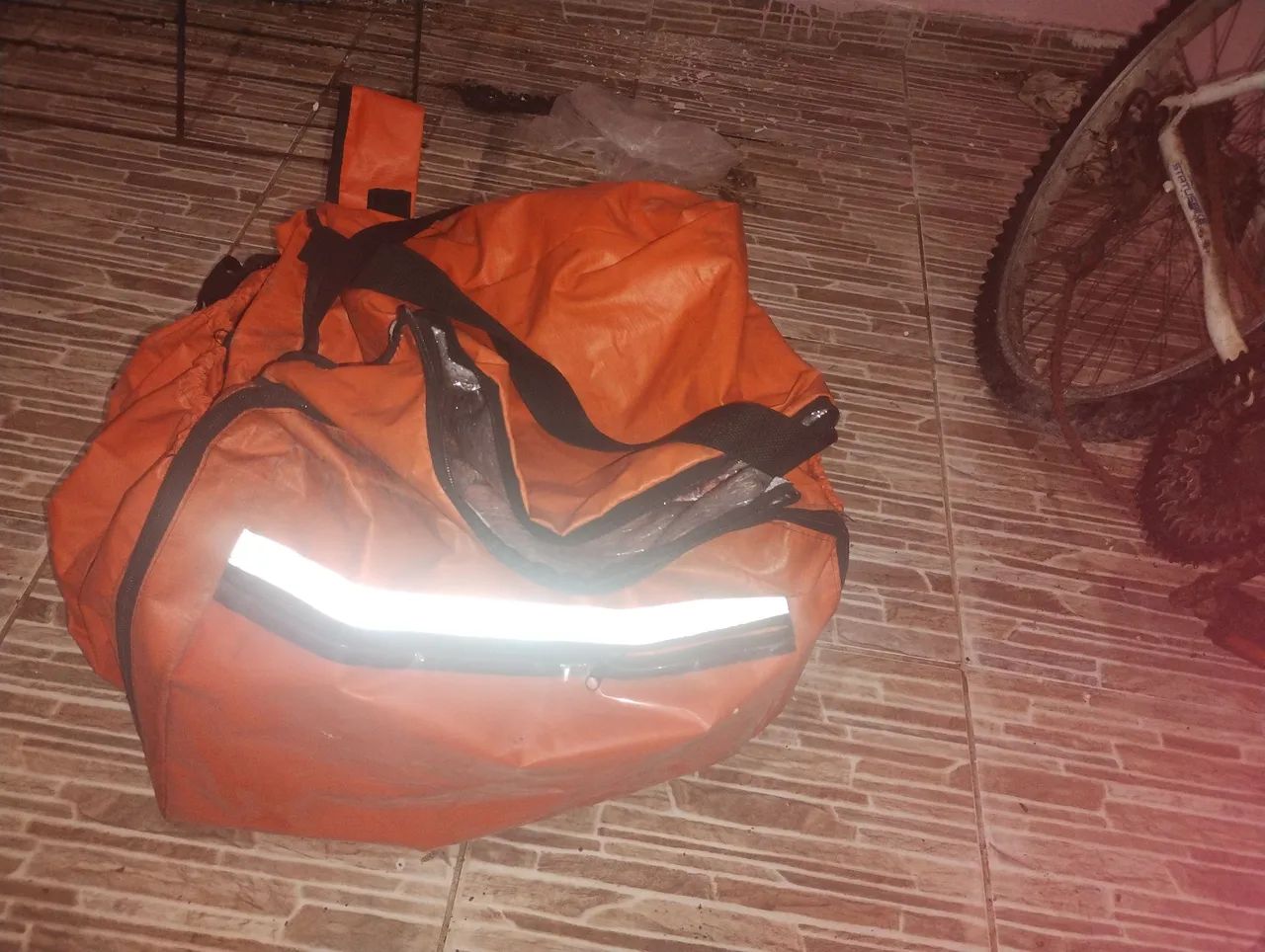 Bolsa de entregador usada 40,00
