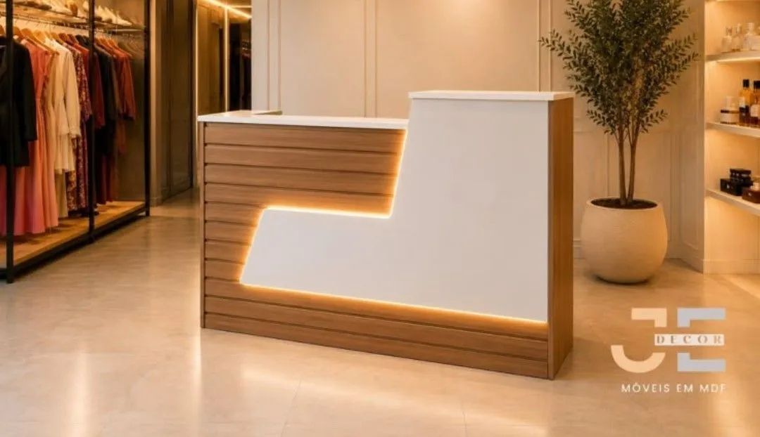 Balcão para atendimento com Led 