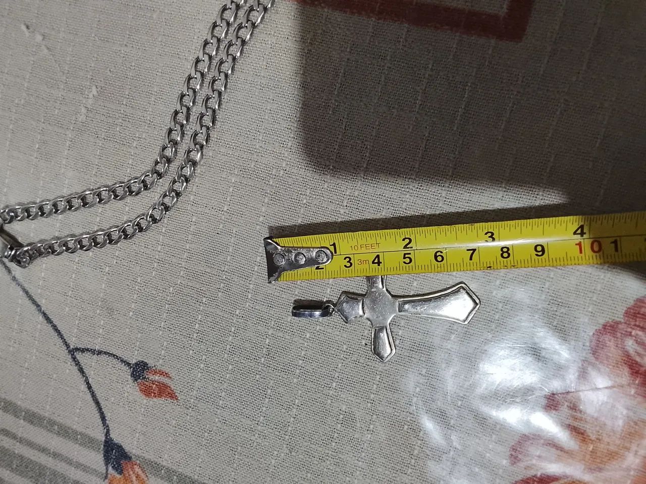 Corrente de prata com pingente  - Foto 5