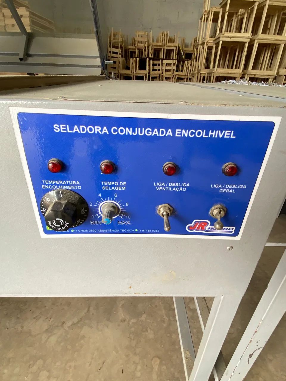 Seladora conjugada termo encolhivel 1X1 metro - Foto 4