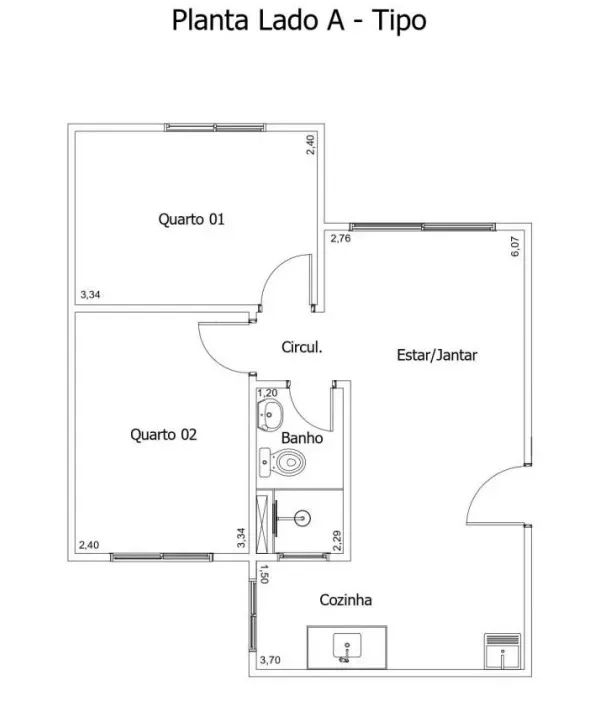 Repasse Imperdível | Apto 2 Quartos no Realize Ajuricaba  R$ 95 Mil - Foto 2