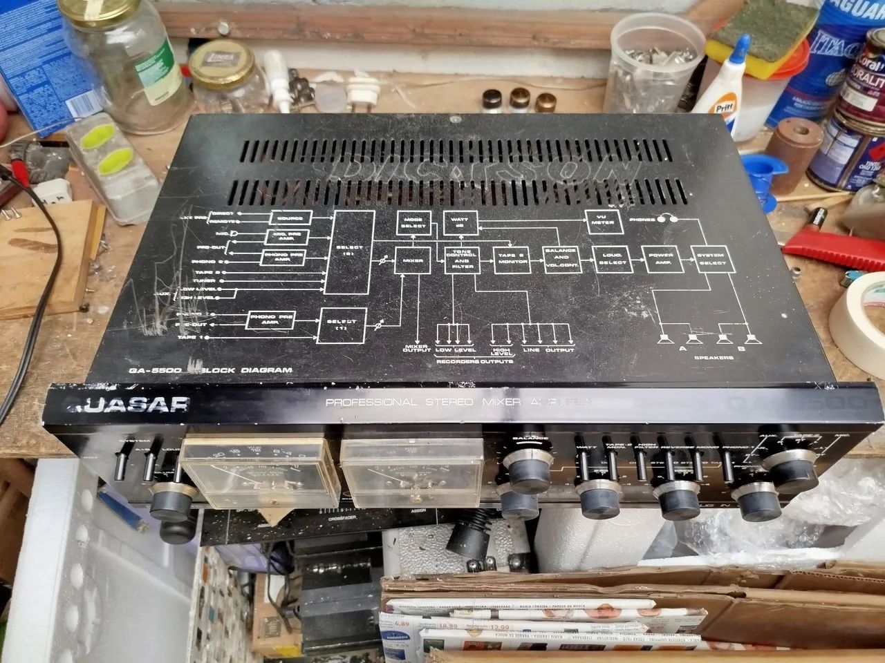 AMPLIFICADOR QUASAR MOD QA 5500 - Foto 2