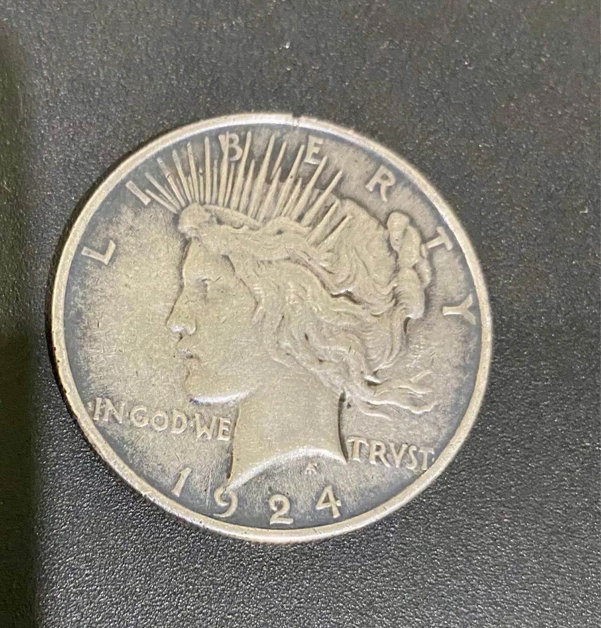 Estados Unidos- Moeda De Prata One Dólar 1924
