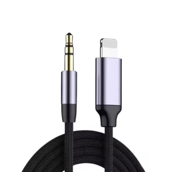Cabo de Áudio Lightning e P2 - Compatível com iphone