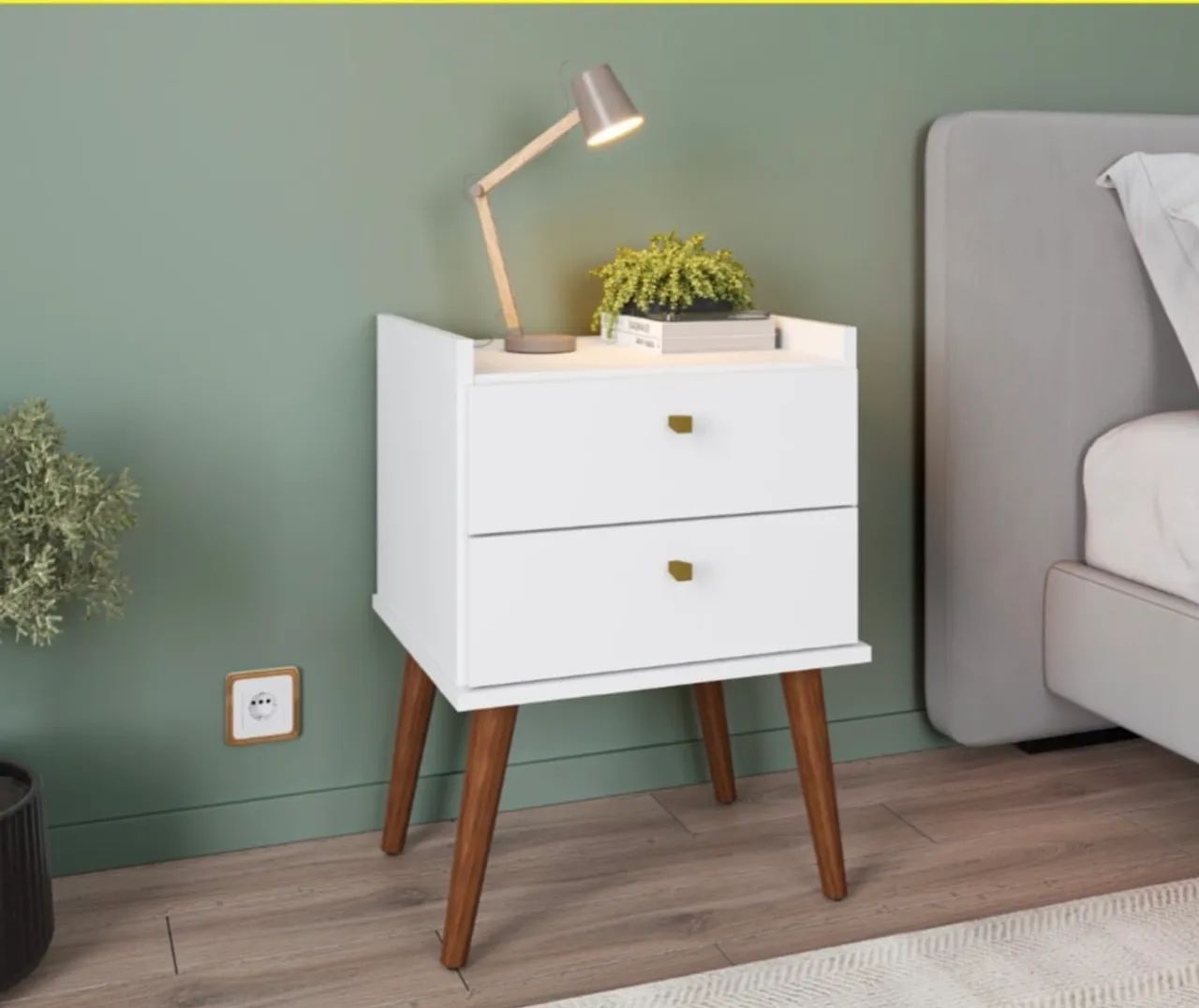Criado mudo pra Quarto kit com 2 