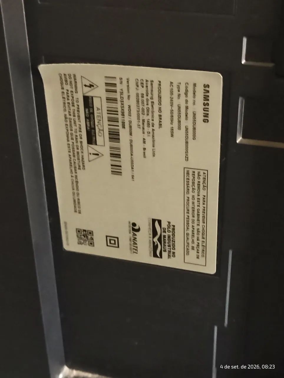 Tv Samsung 50 polegadas 850 reais apenas interessados!!! - Foto 3