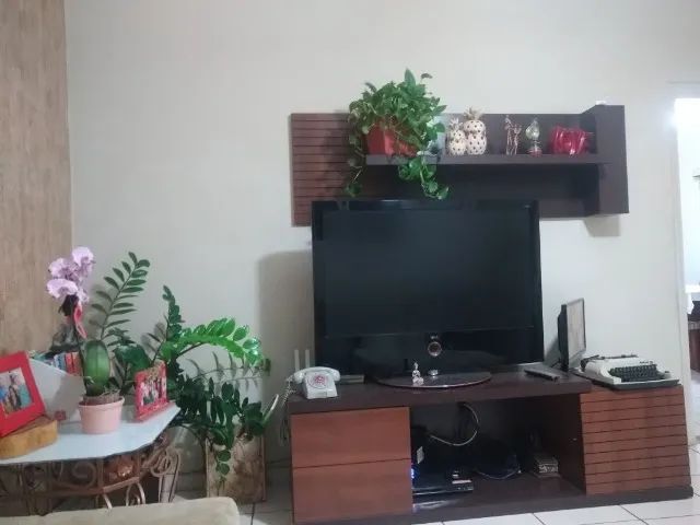 Rack com estante/painel 