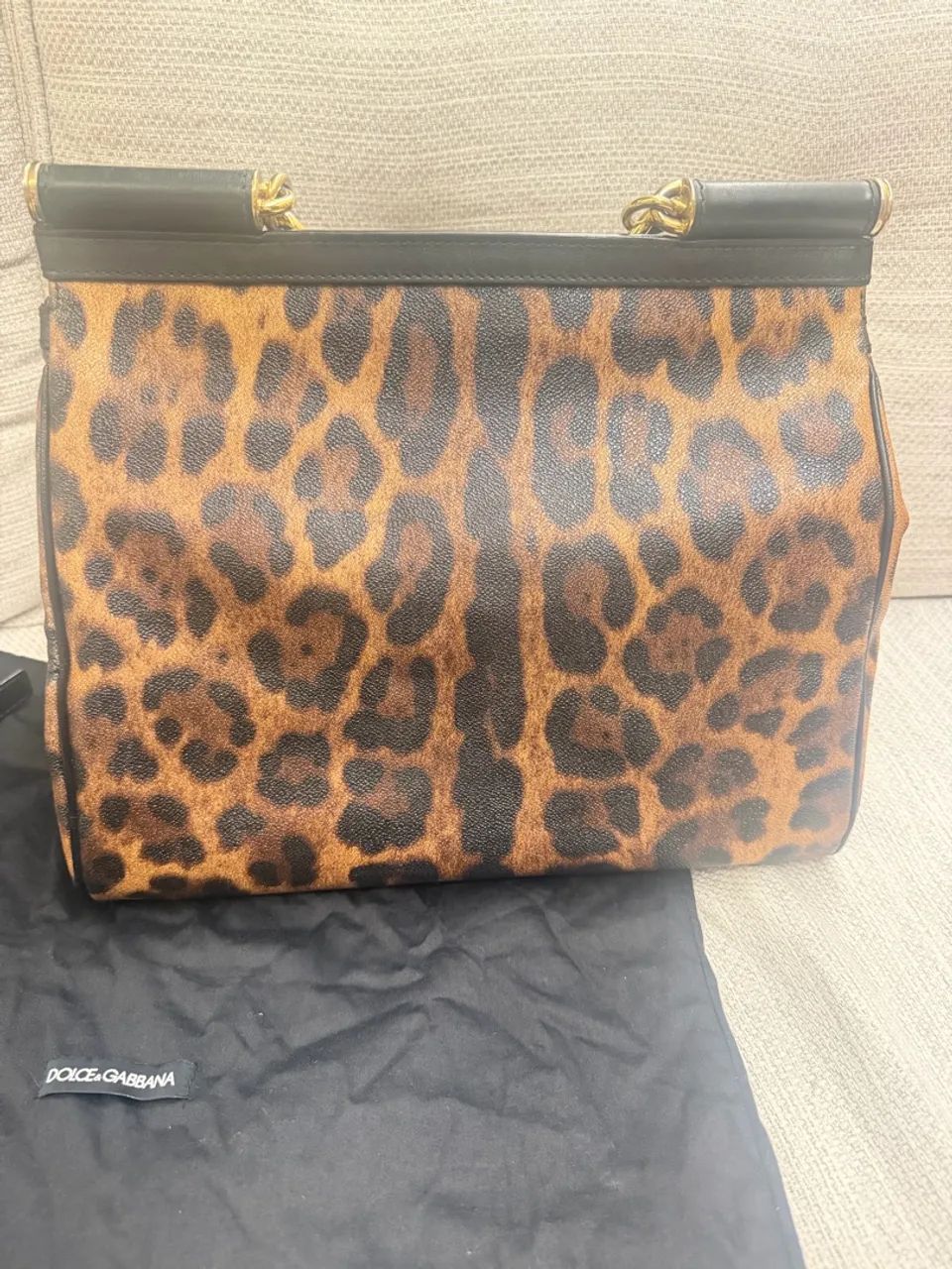 Bolsa Dolce & Gabanna Sicily Leopard  - Foto 2