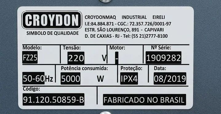  Fritadeira Croydon 5000W - Foto 3