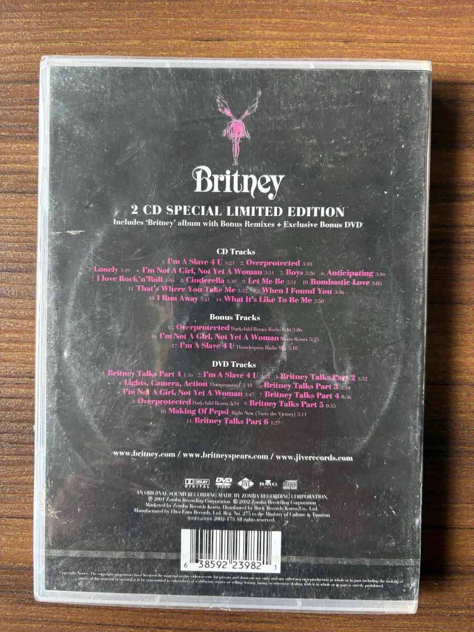 CD DVD Britney album 2001 Britney Spears Coreano Lacrado - Foto 2