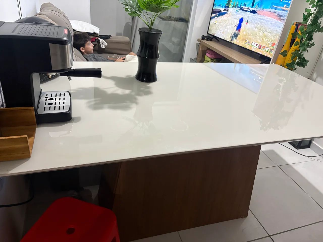 Mesa em laca branca  - Foto 2