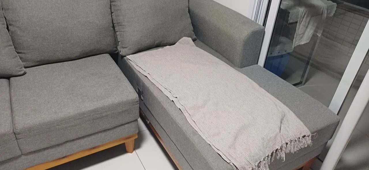 Vende-se sofa de ninho de 4 lugares novo - Foto 4