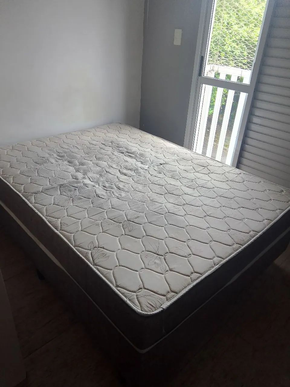 Cama box casal com colchão conjugado  - Foto 3