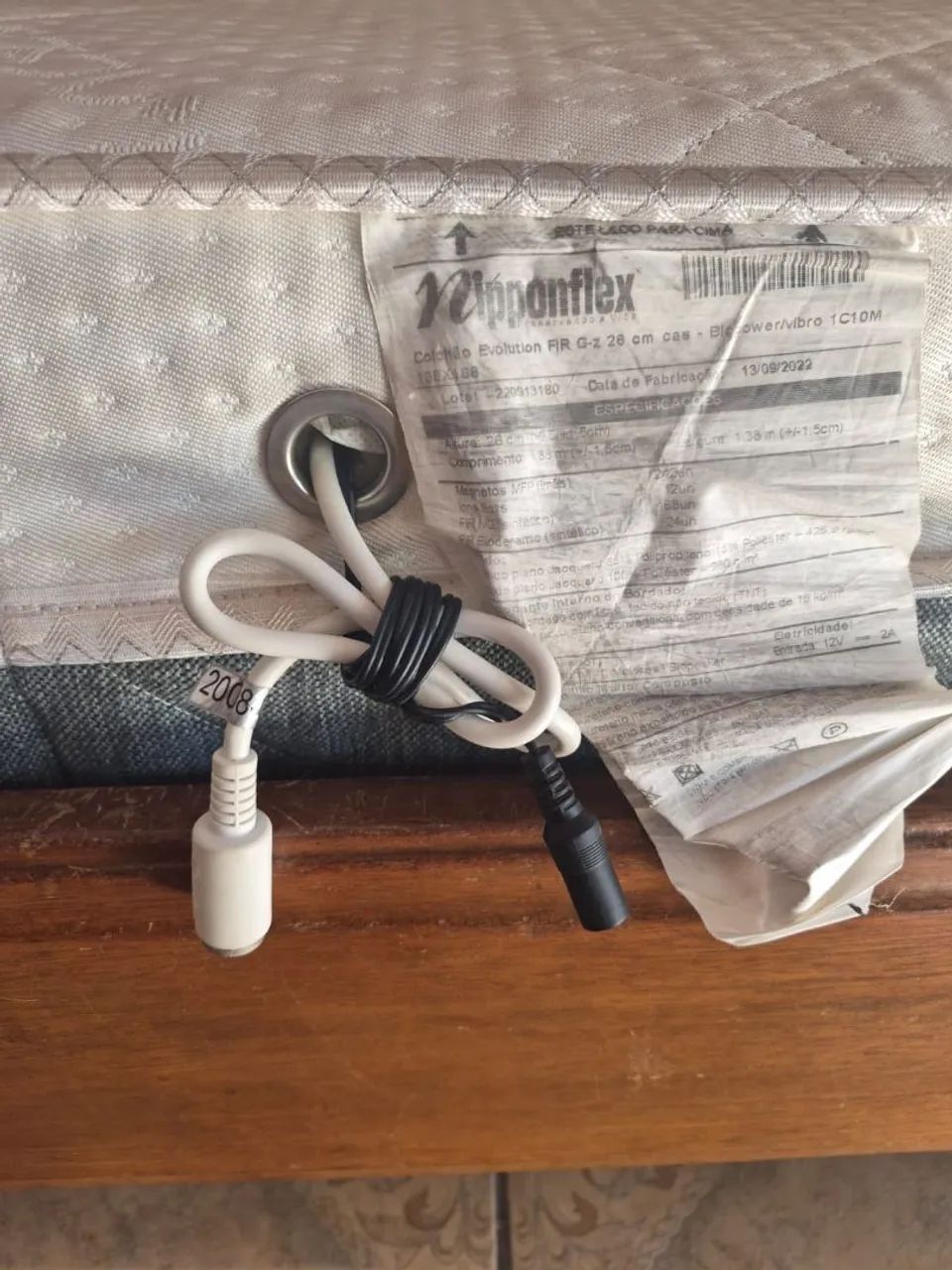 Cama de casal Niponflex com sistema integrado de massagens  - Foto 3