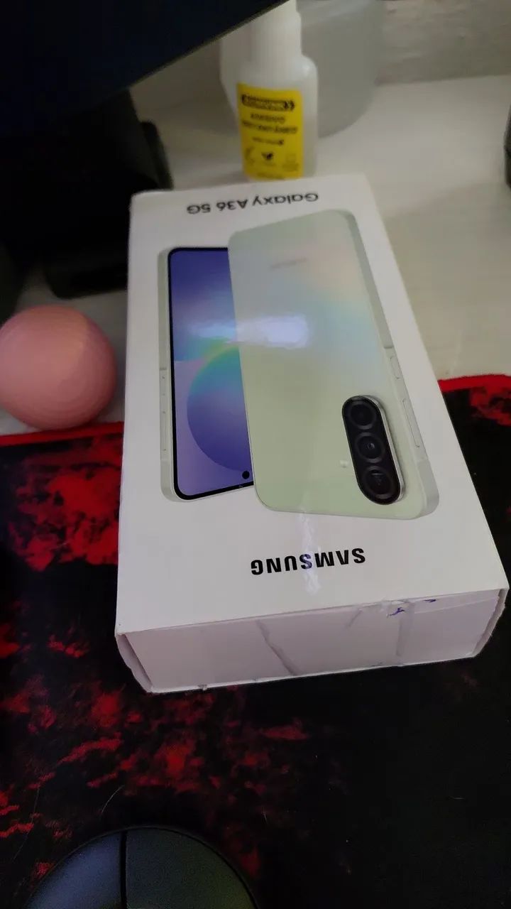 Galaxy a36 verde novo 