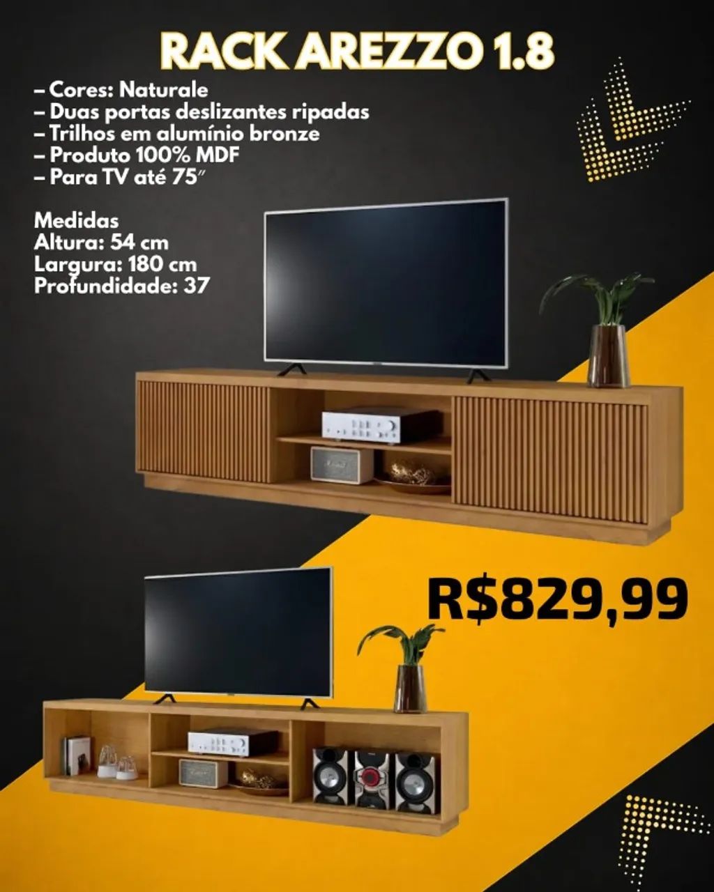 Rack Arezzo 1.8 (Pague na entrega)