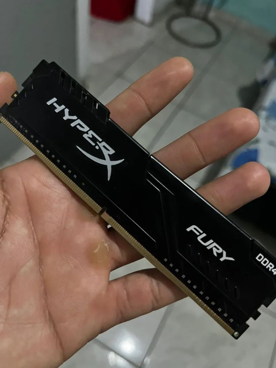 Memória ram DDR4 HyperX Fury 8GB, 2400Mhz 