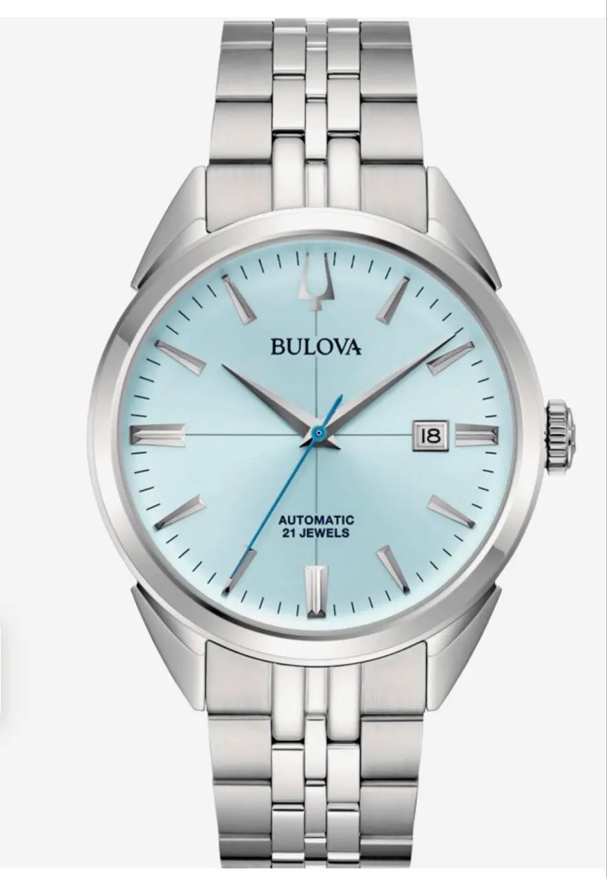 Relogio Bulova Surveyour Automático Azul Lacrado  - Foto 4